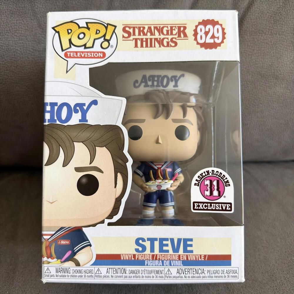 Funko POP Stranger Things Ahoy Steve Sundae 829 Baskin Robbins Exclusive
